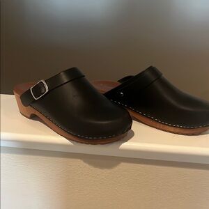 Really cute black clogs. New but not with tags